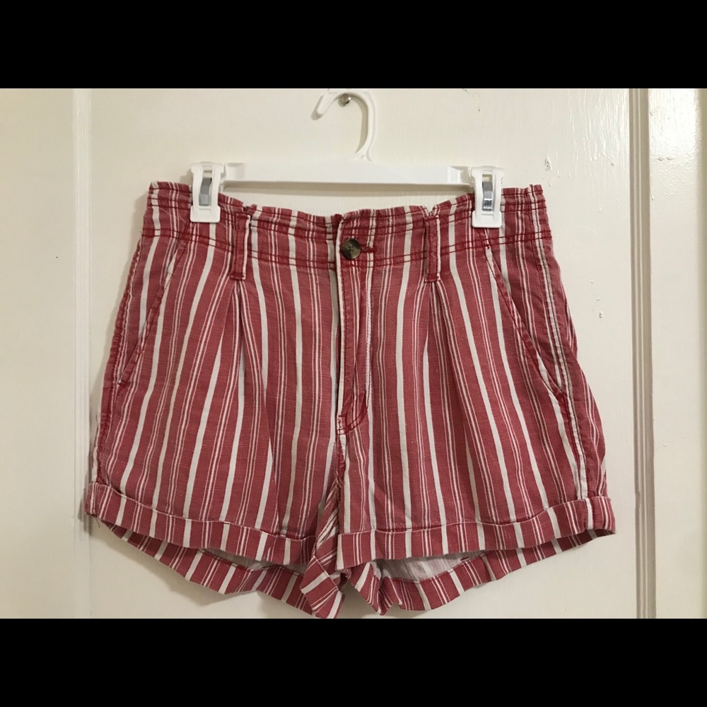AEO Stripes Paperbag Shorts